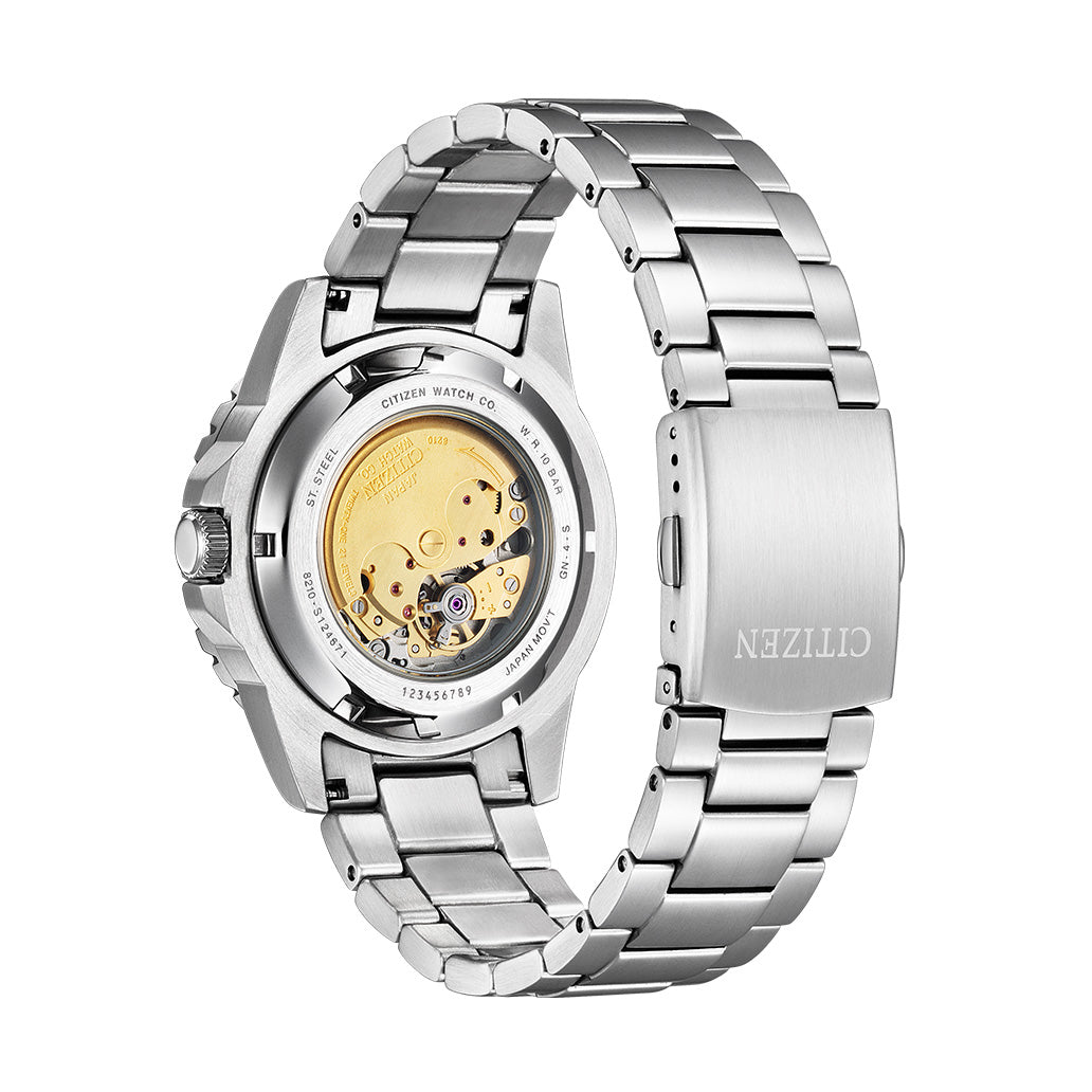 Citizen Montre Automatique Cadran Vert Acier Inoxydable Homme