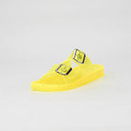 André Sandales Translucides Jaunes Femme