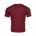 Depart T-Shirt Bordeaux en Coton pour Homme