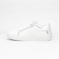 Massimo Baskets Basses Minimalistes Blanc Homme
