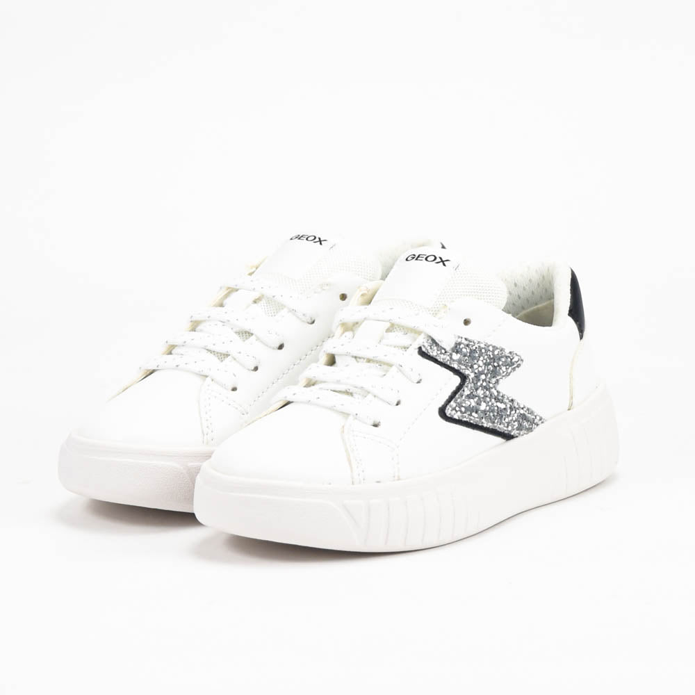 Geox Baskets Basses à Paillettes Confortables Fille