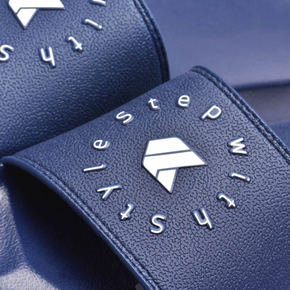 Kito Claquettes Confortables Bleu Marine Homme