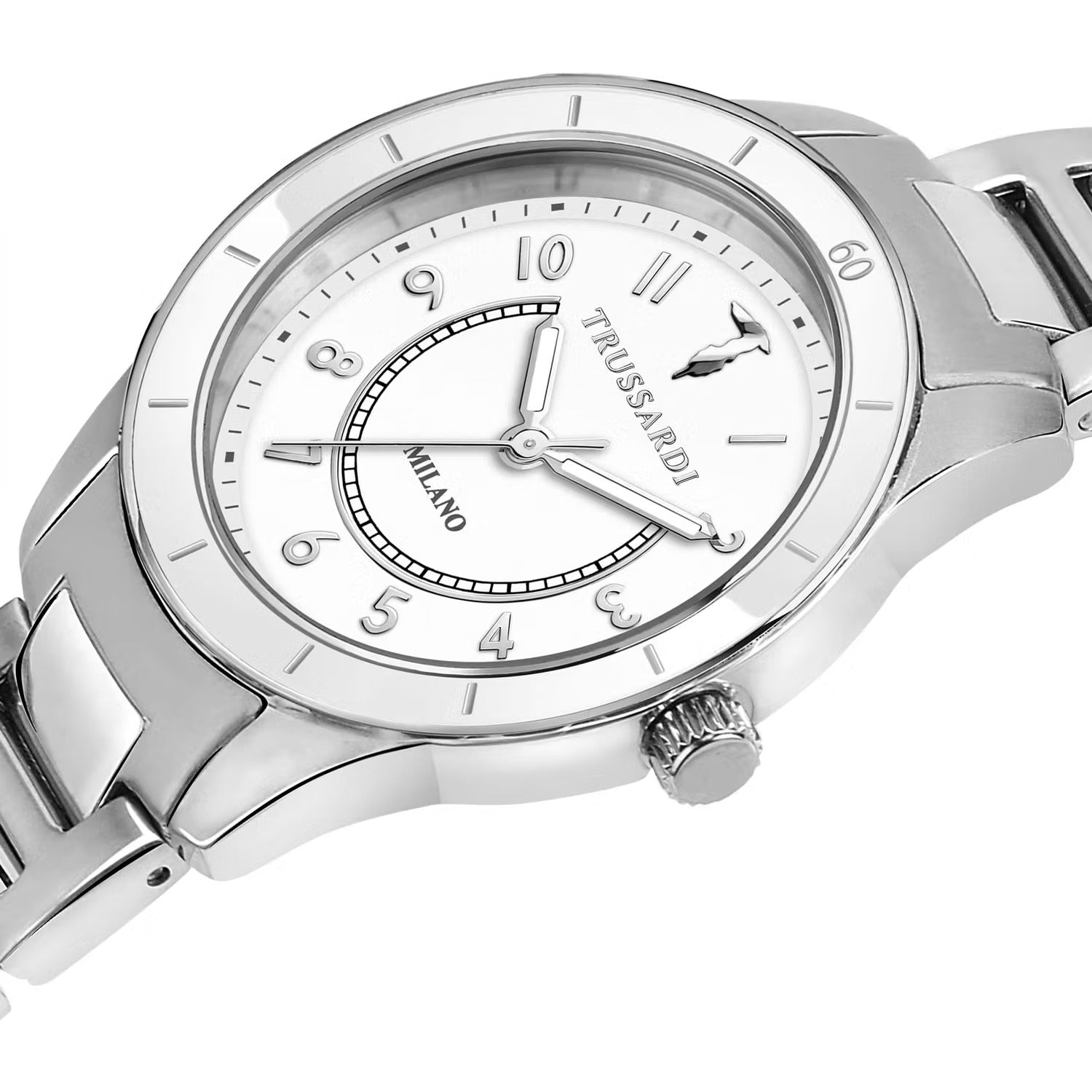 Trussardi Montre Élégante Acier Inoxydable Femme