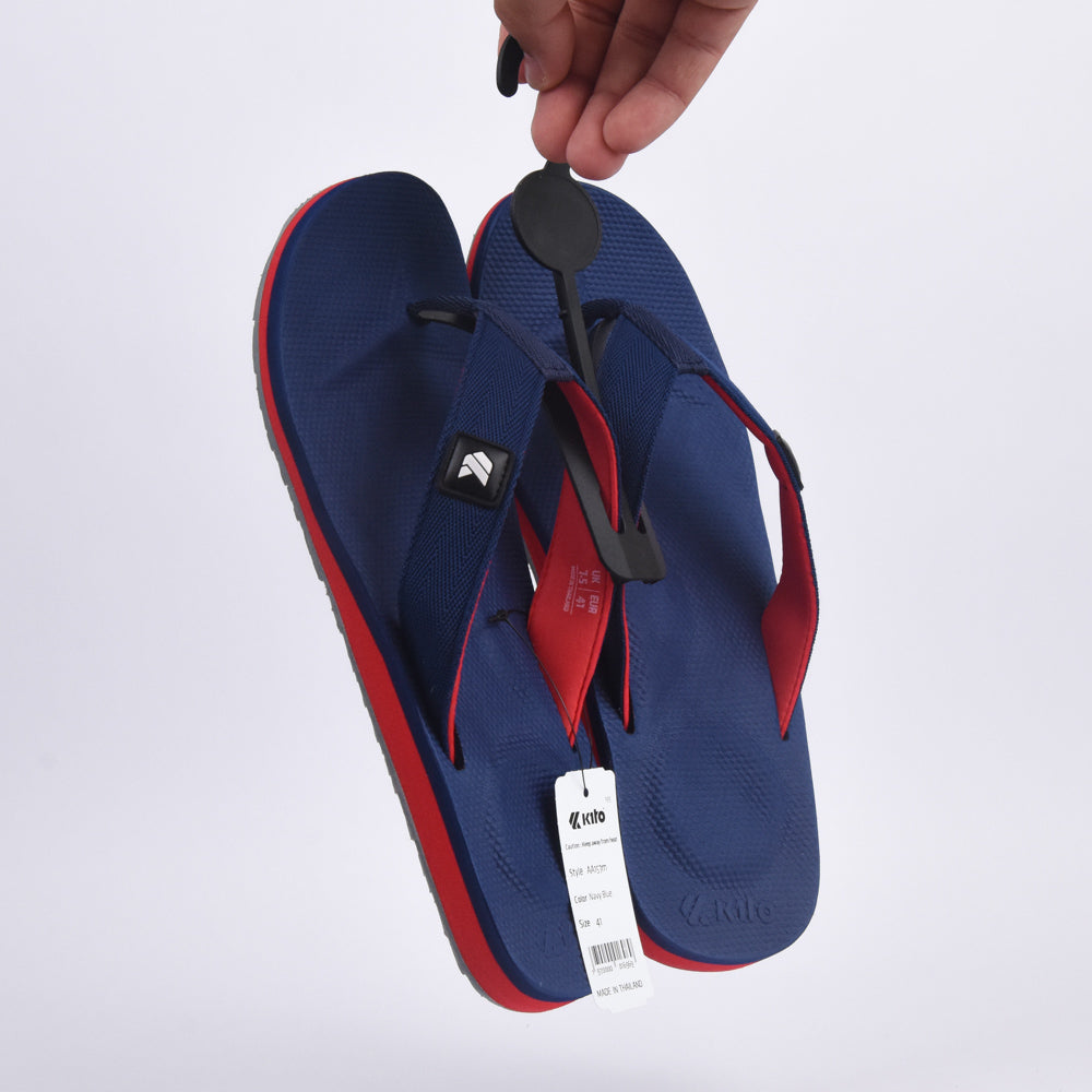 Kito Tongs Confortables Bleu Marine Homme