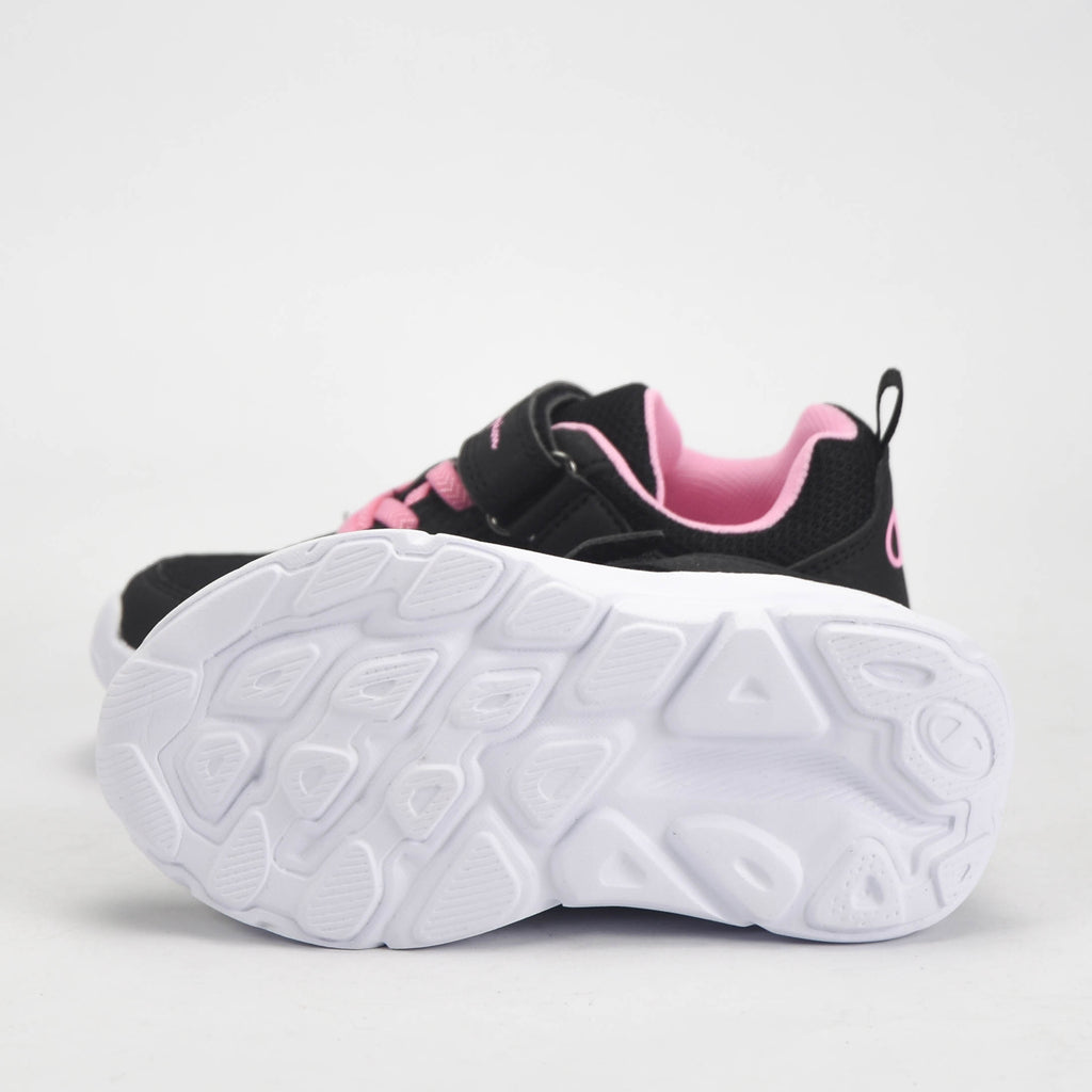Champion Baskets Respirantes Noir et Rose Fille