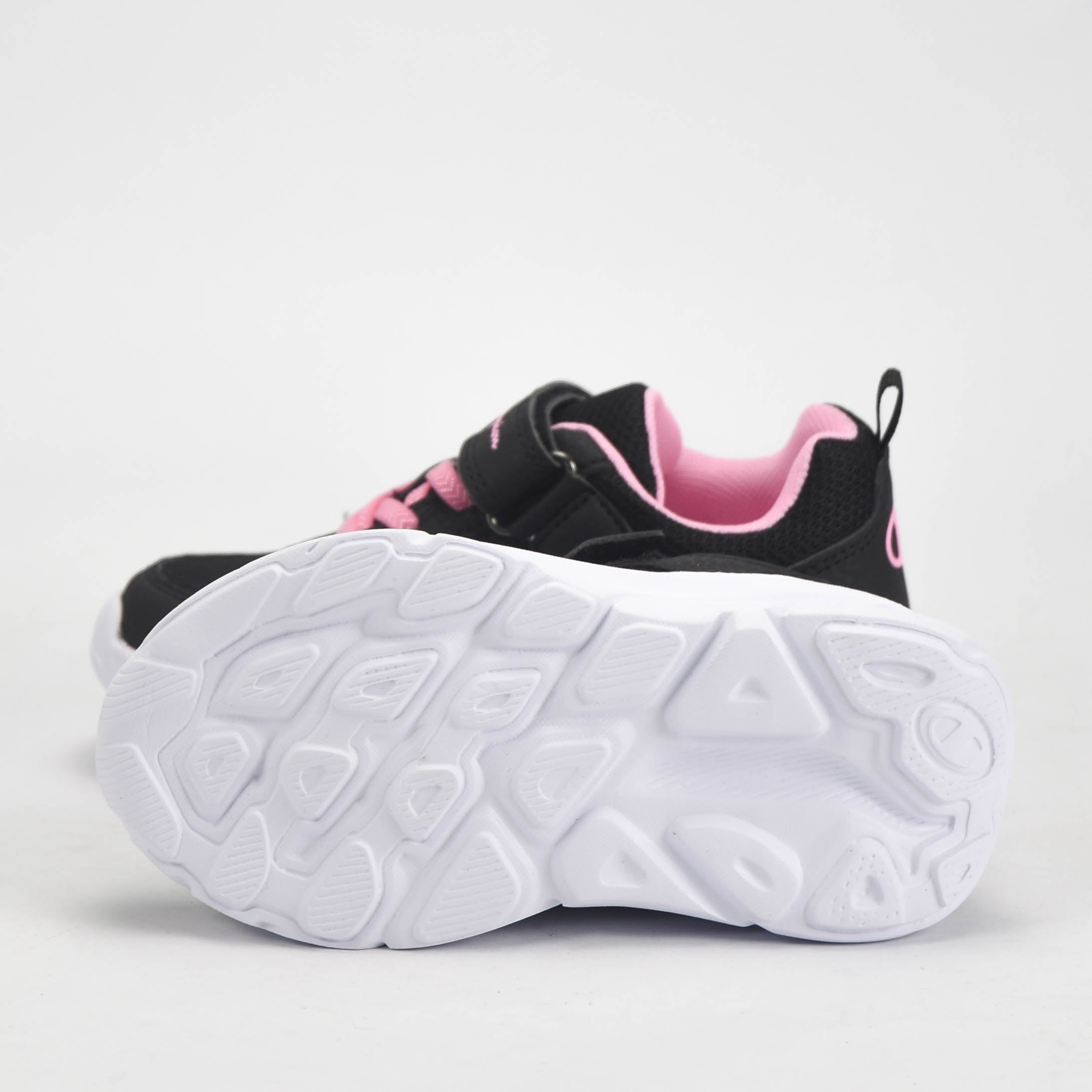 Champion Baskets Respirantes Noir et Rose Fille