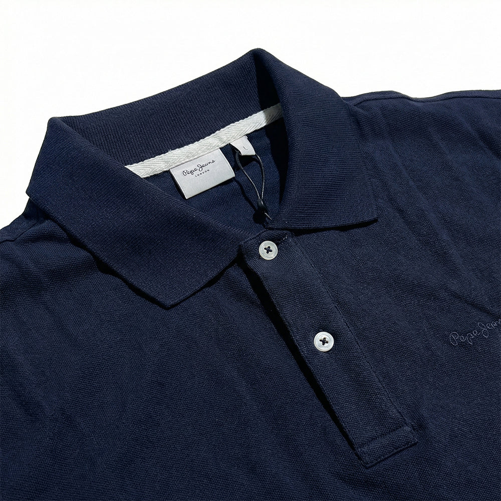 Pepe Jeans Polo Homme Classique Bleu Marine