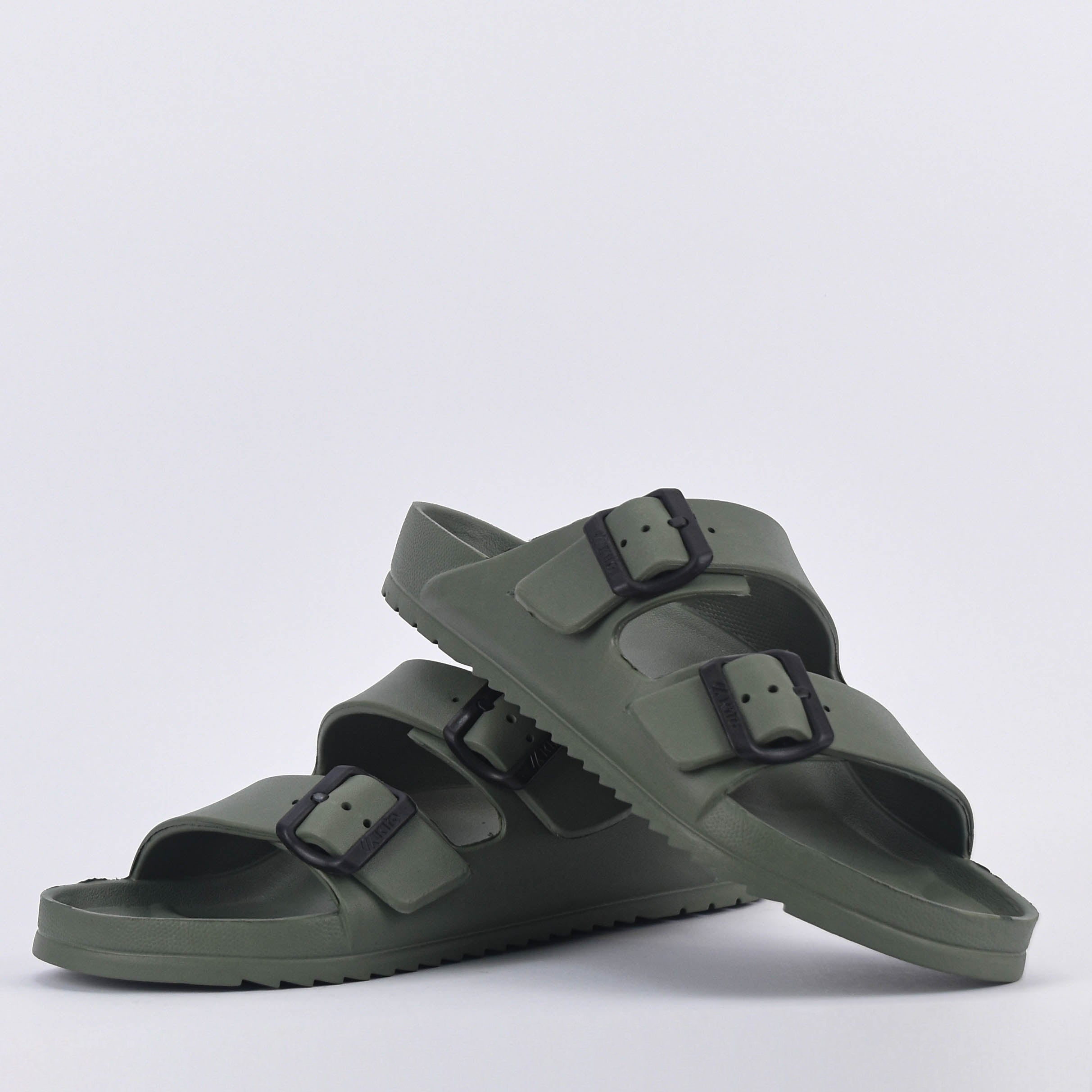 Kito Sandales à Boucles Confortables Homme