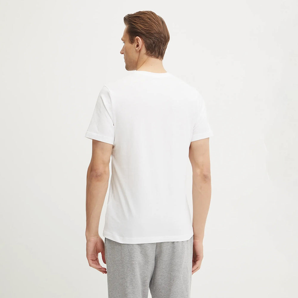 Reebok T-Shirt Logo Classique Blanc Homme