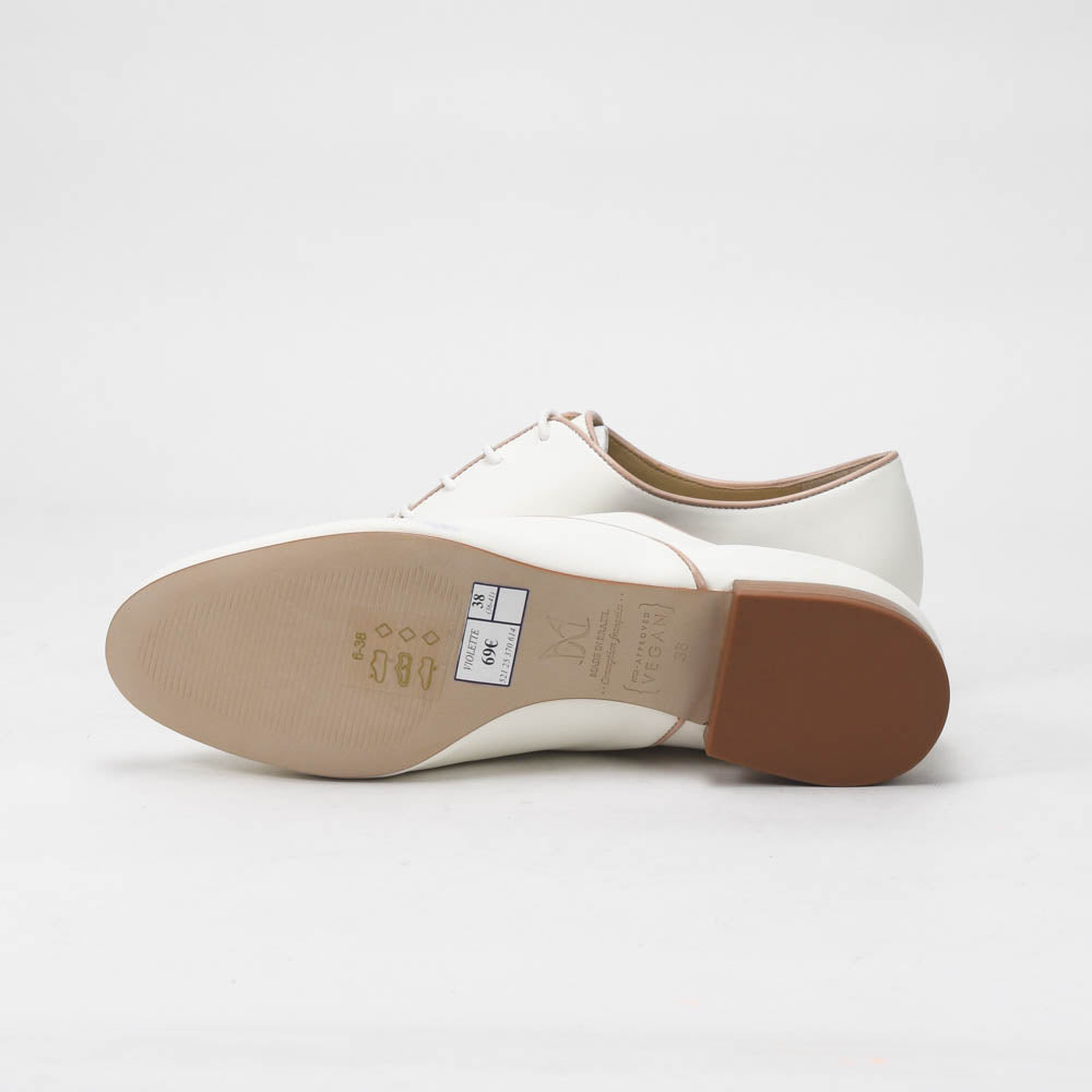 André Chaussures Richelieu Élégantes Blanc Femme