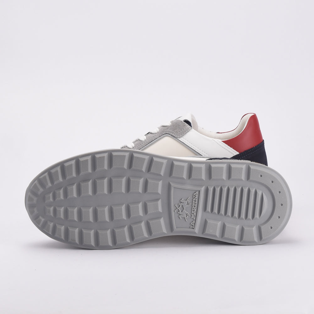 La Martina Sneakers Cuir et Daim Multicolore Homme