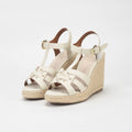 André Sandales Compensées Espadrilles Femme Élégantes