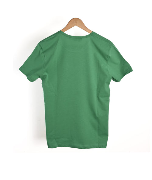 1RUE T-shirt Homme Vert Imprimé Hustle Style Décontracté