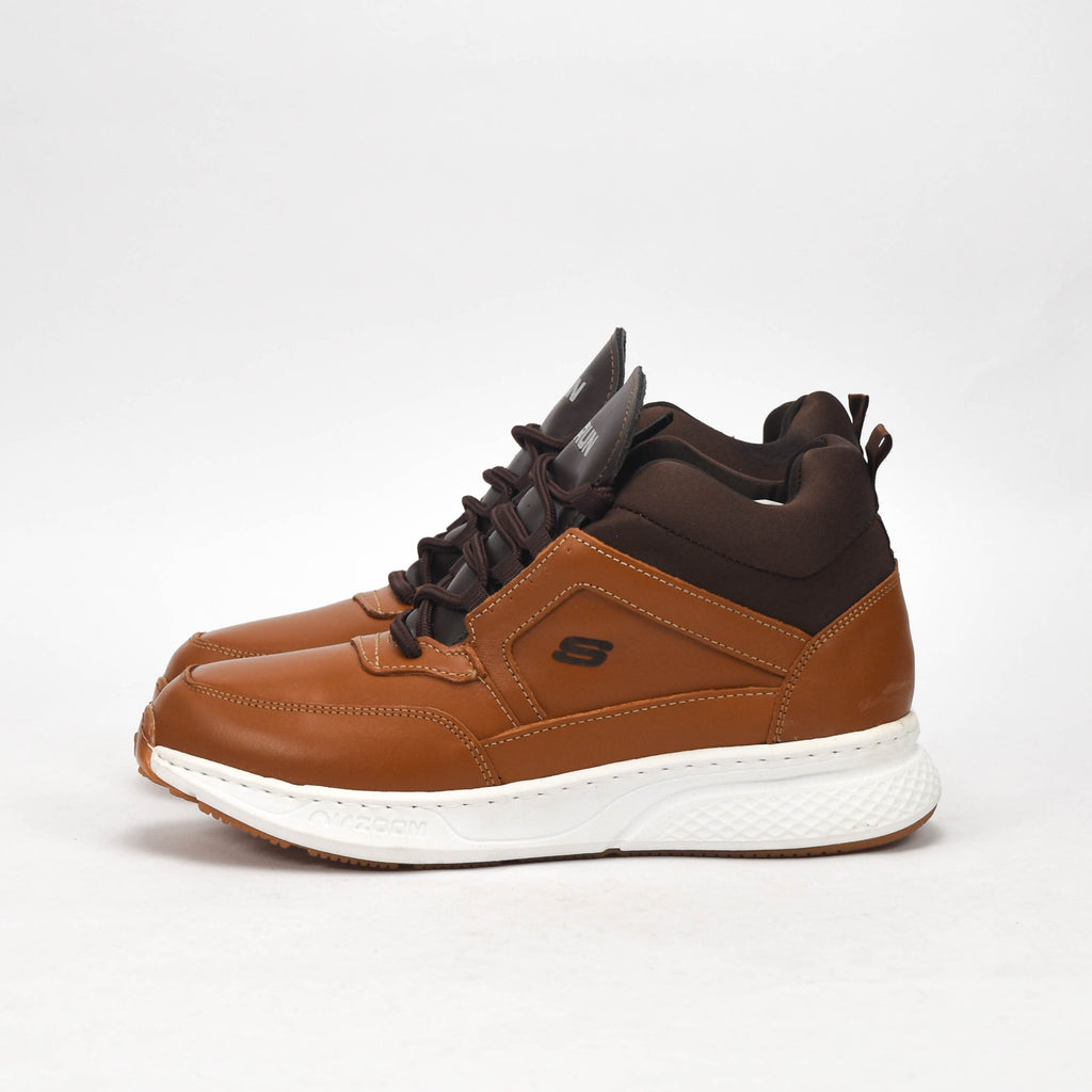 Raber Chaussures Orthopédiques Cuir Tabac Homme