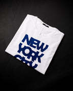 T-shirt BLANC ET BLEU  *NEW YORK CITY*