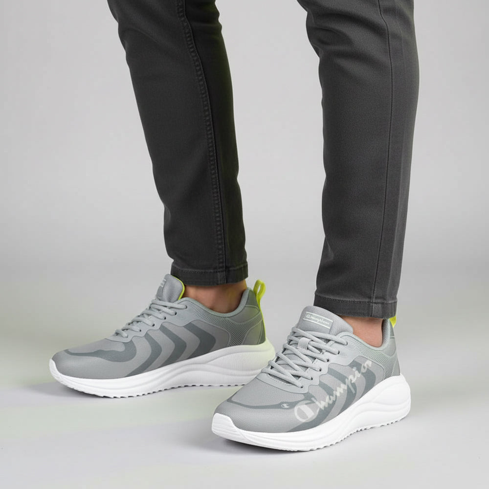 Champion Sneakers Basses Confortables Gris Homme