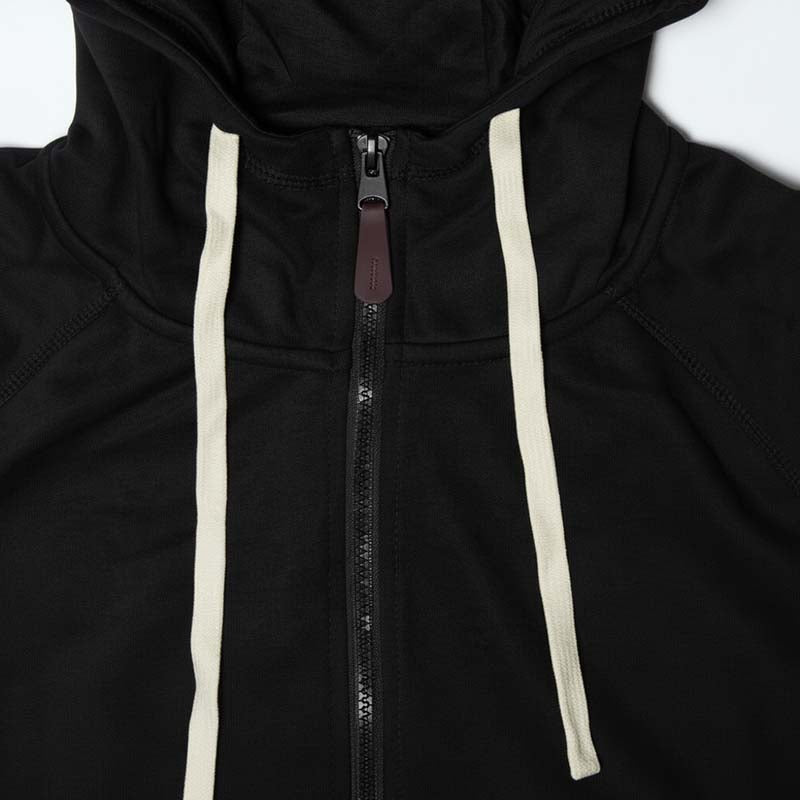 Milano Sweat à Capuche Zippé Premium Homme Noir