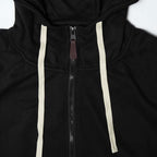 Milano Sweat à Capuche Zippé Premium Homme Noir