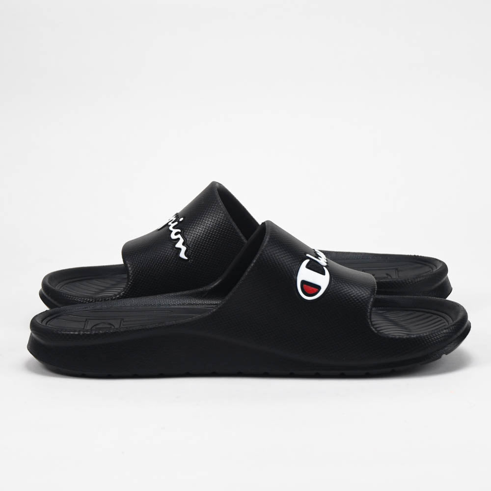 Champion Claquettes Logo Noir Confortable Homme