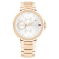 Tommy Hilfiger Montre Élégante Dorée Rose Femme