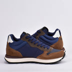SUN68 Baskets Ally Solid en Daim et Textile Homme