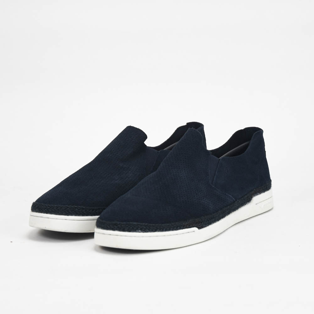 VO7 Slip-on Sneakers en Daim Bleu Marine Homme