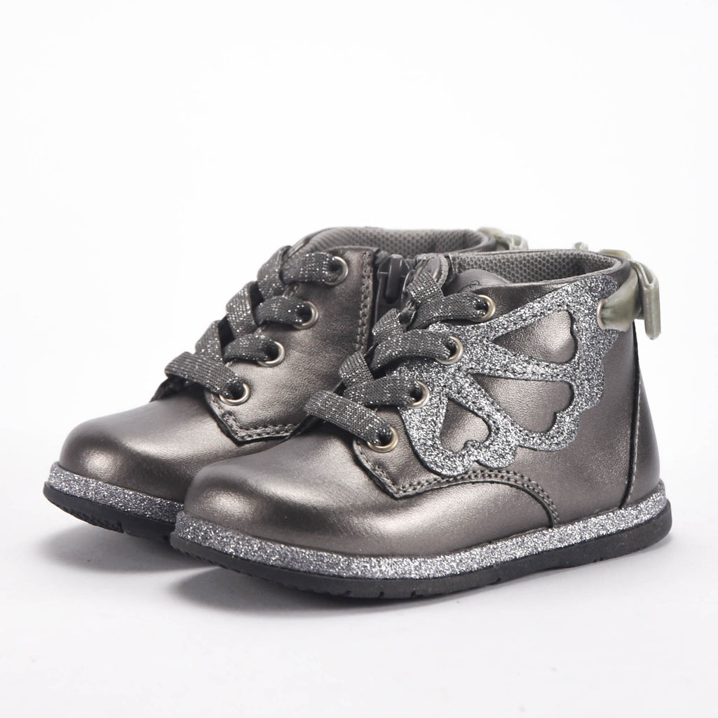 Chicco Bottines Métallisées à Paillettes pour Fille