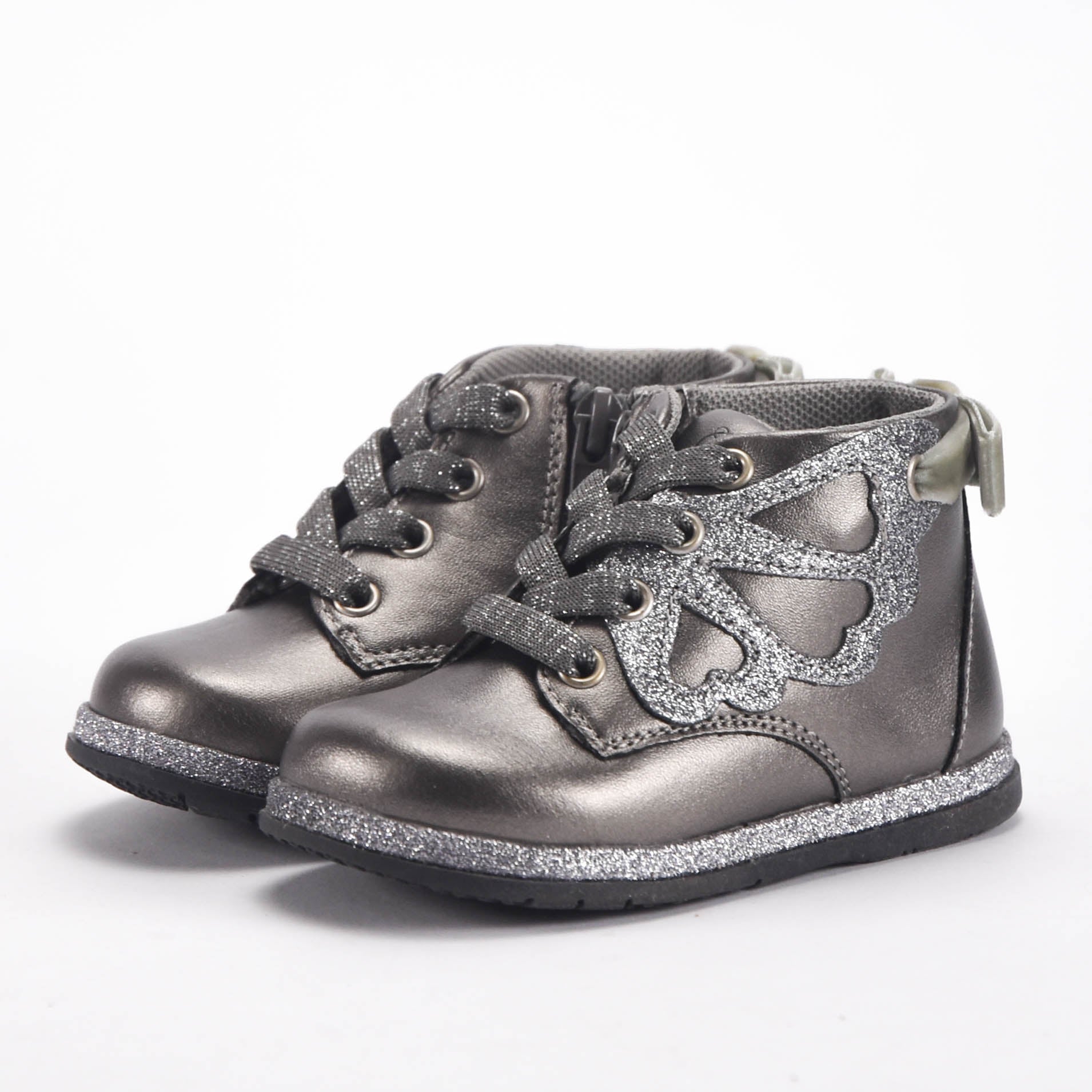 Chicco Bottines Métallisées à Paillettes pour Fille
