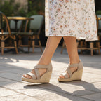 André Espadrilles Compensées Élégantes Femme