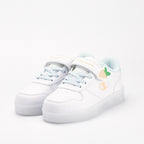 Champion Baskets Basses Blanches à Scratch pour Fille