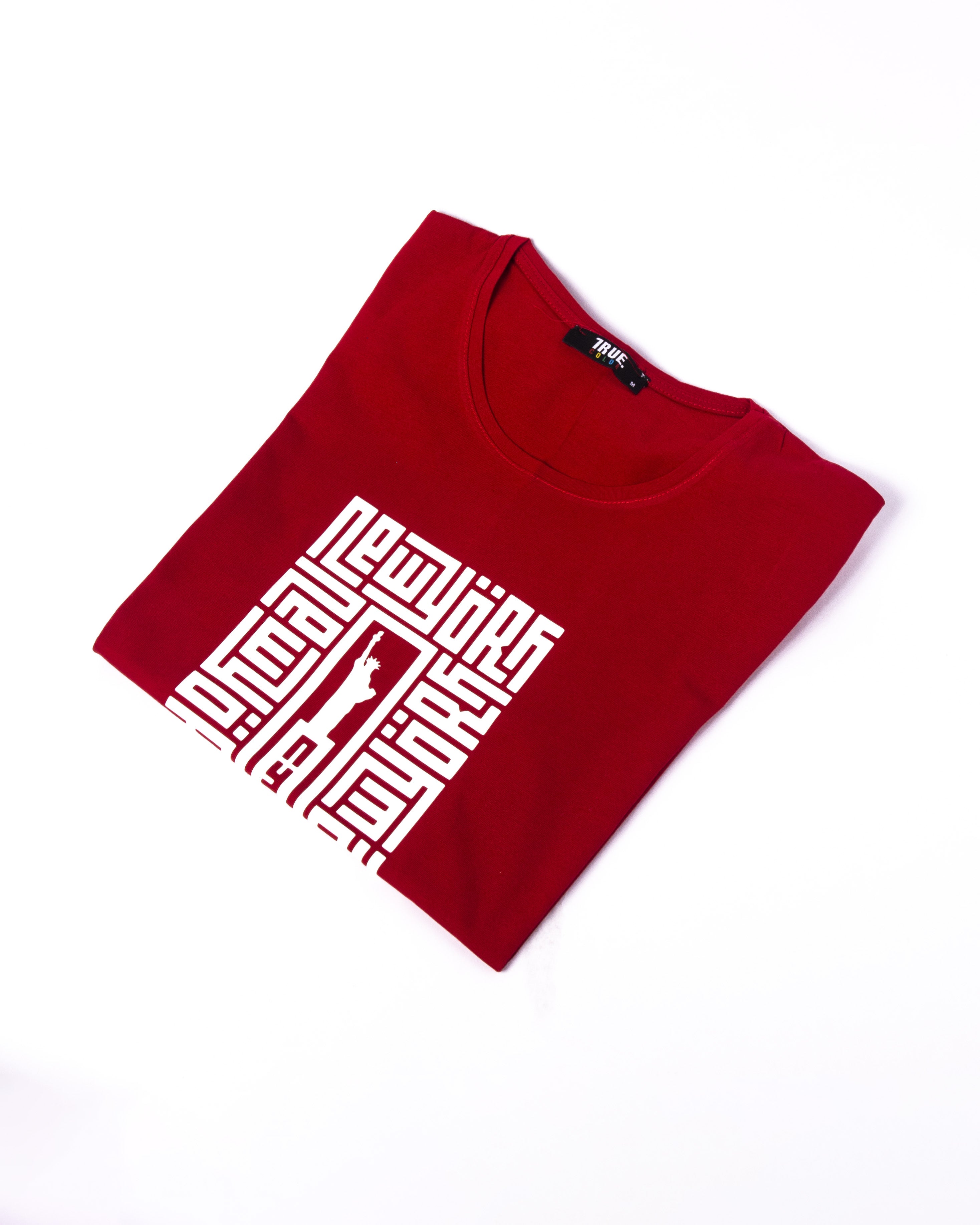 T-shirt ROUGE MOTIF Statue de la Liberté