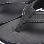 Kito Claquettes Tongs Confortables Noir Homme