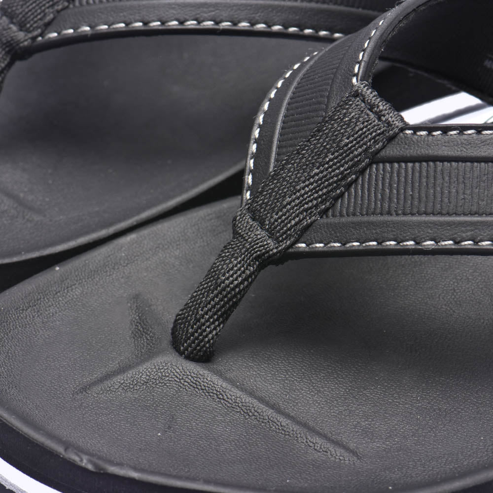 Kito Claquettes Tongs Confortables Noir Homme
