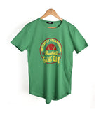 T-shirt VERT BASSEBALL