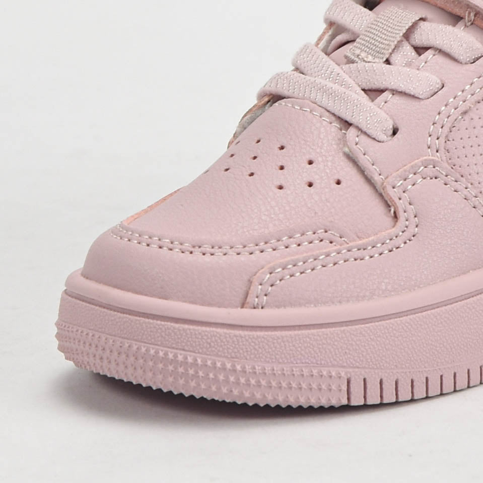 Champion Baskets Basses Roses avec Scratch Fille