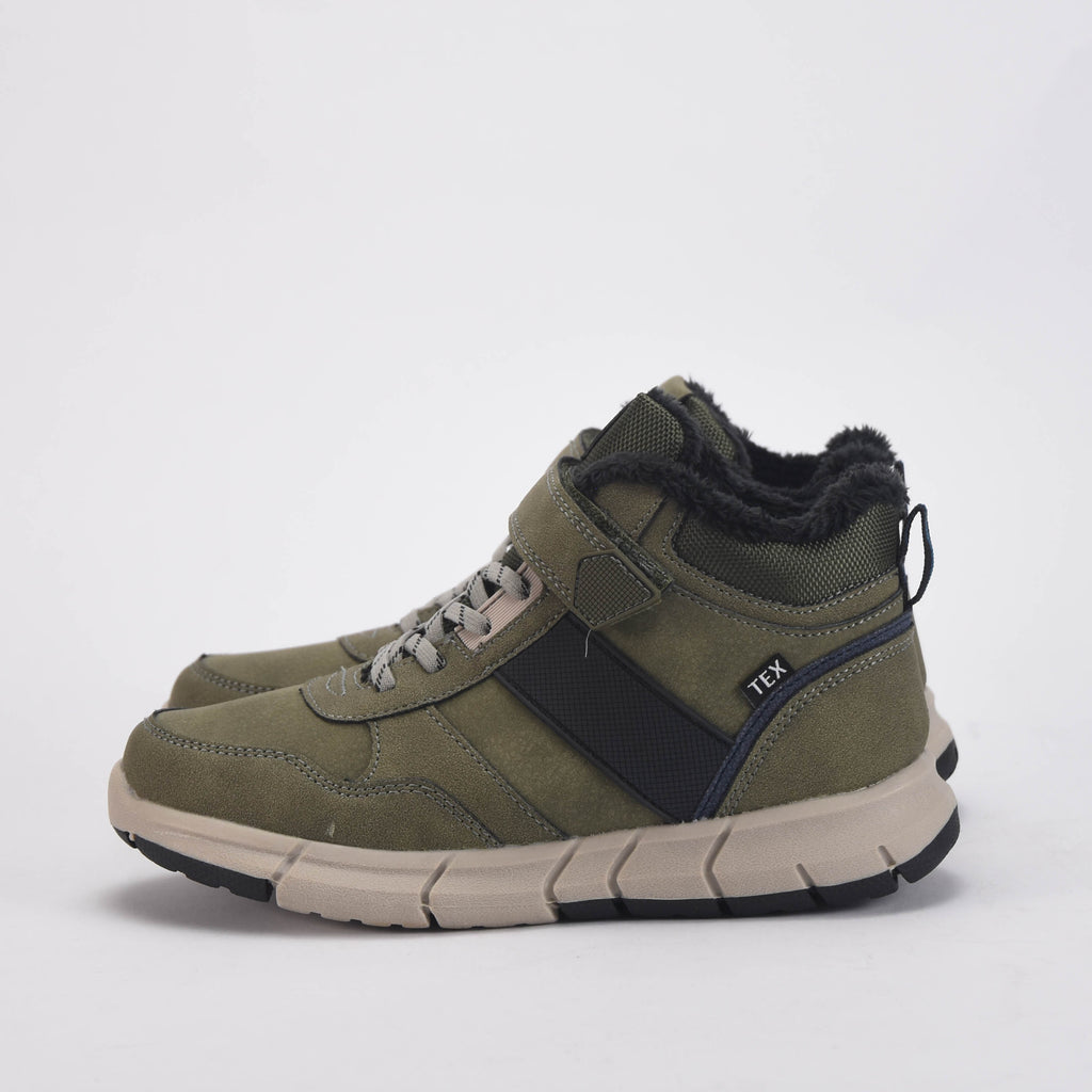 Safety Jogger Sneakers Montantes Fourrées Vert Enfant