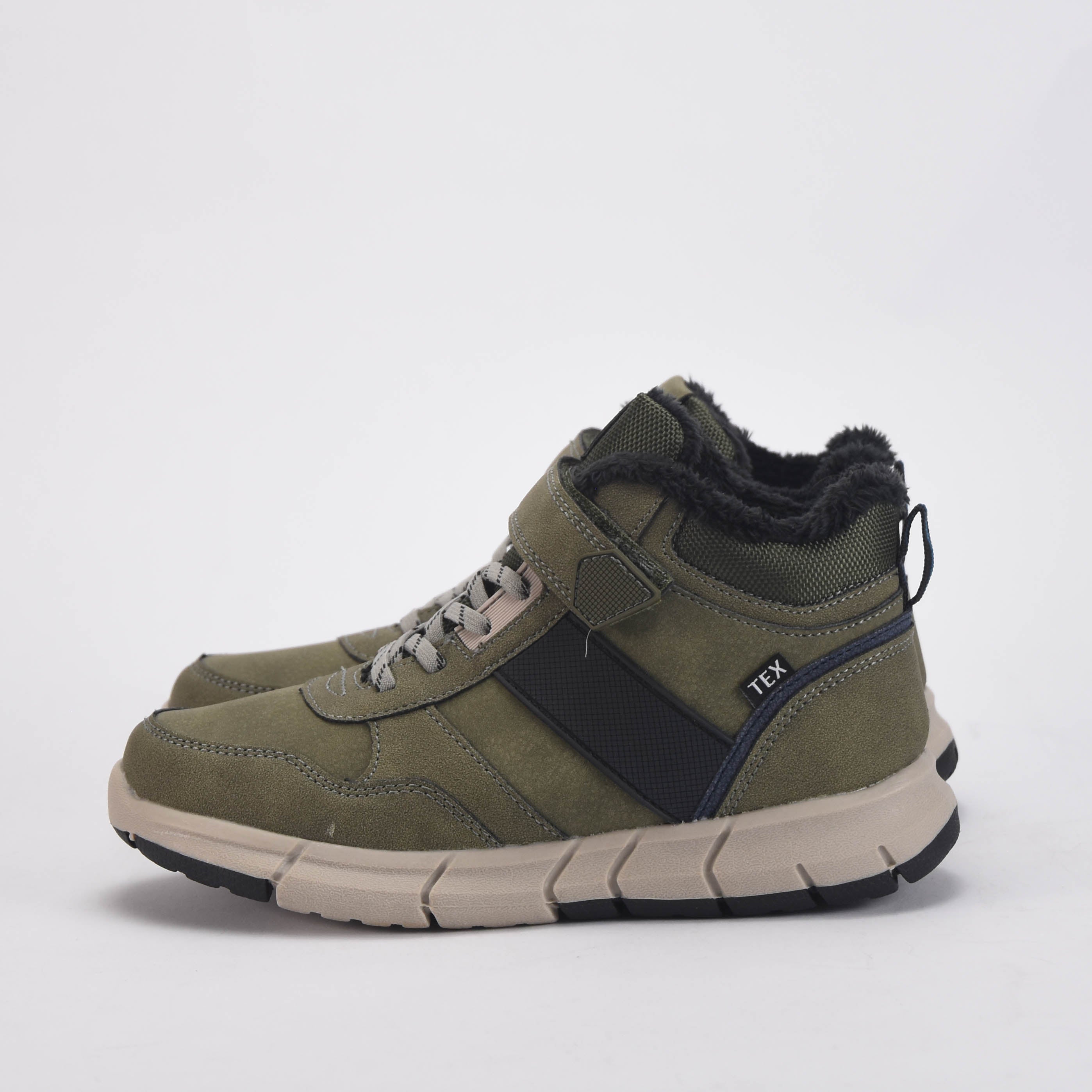 Safety Jogger Sneakers Montantes Fourrées Vert Enfant