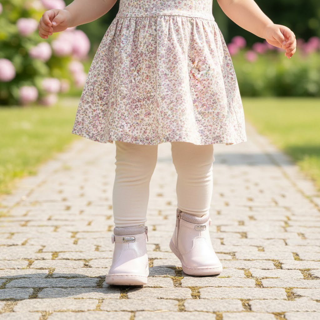 Chicco Bottines Souples Roses Brillantes Bébé Fille