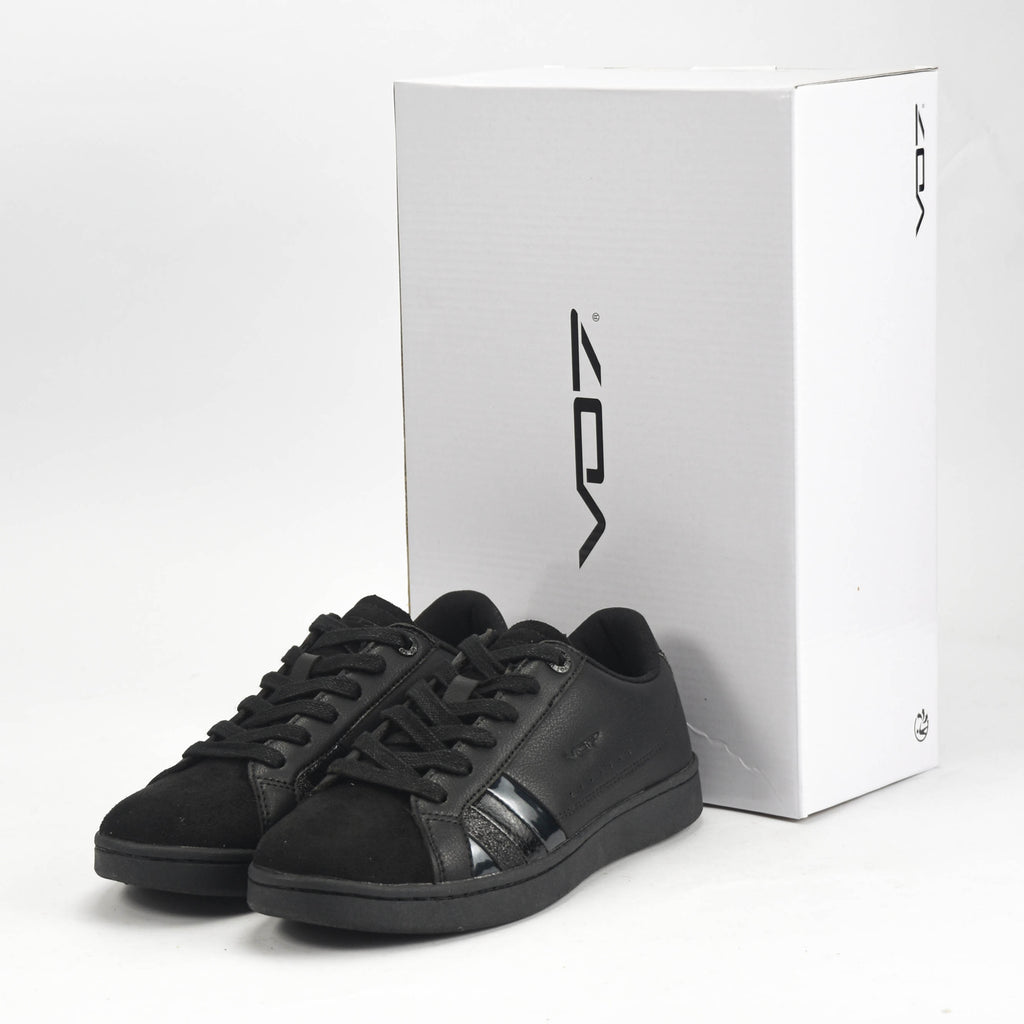 VO7 Baskets Jeanne Élégantes Noir Femme