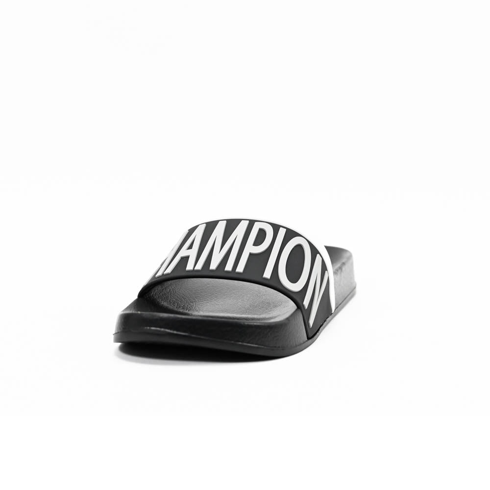 Champion Claquettes Logo Noir Confortable Homme