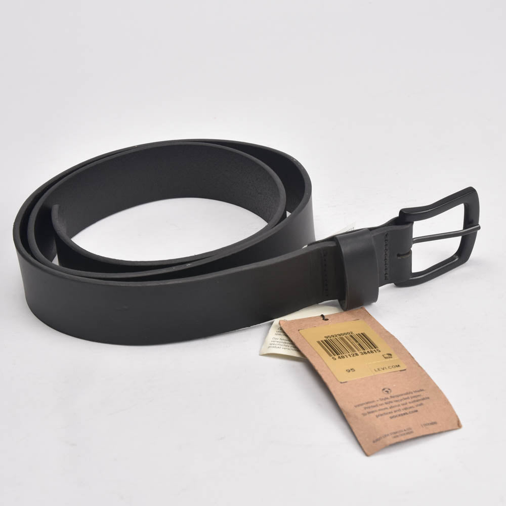 Dockers Ceinture Noire Élégante en Cuir pour Homme