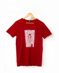 T-shirt ROUGE MOTIF Statue de la Liberté