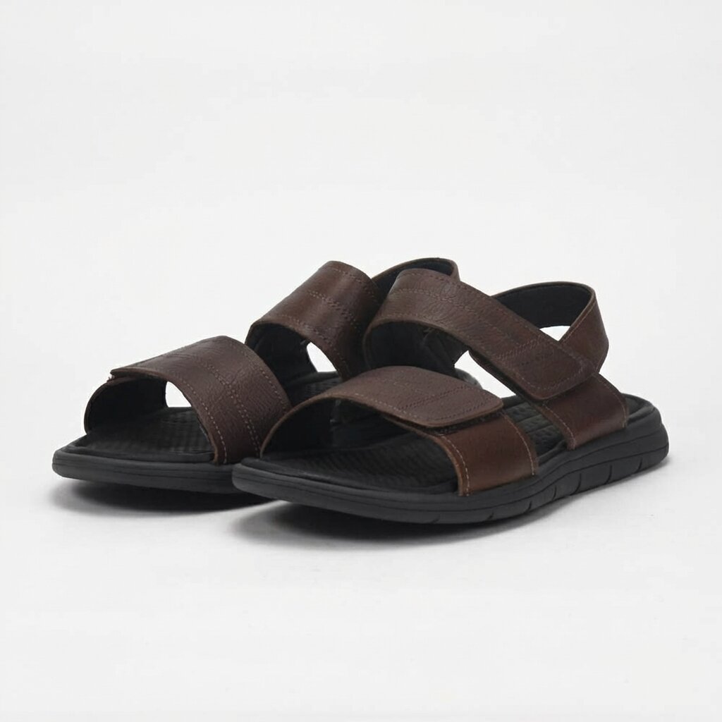Democrata Sandales en Cuir Confortables Homme
