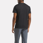 Reebok T-Shirt Sportif Noir Homme
