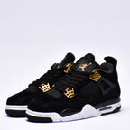 Nike Air Jordan 4 Retro Royalty Sneakers Suede Noir Homme