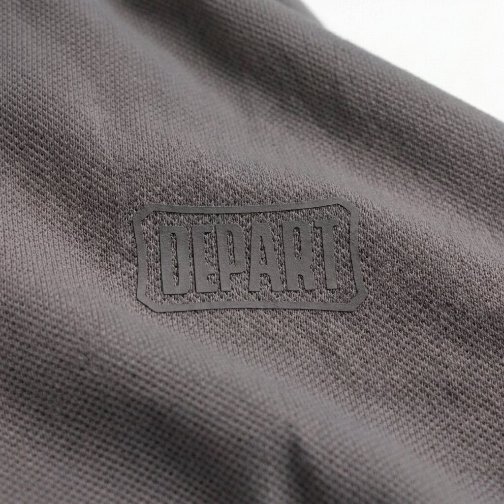 Kimland Polo Homme Élégant Gris Décontracté