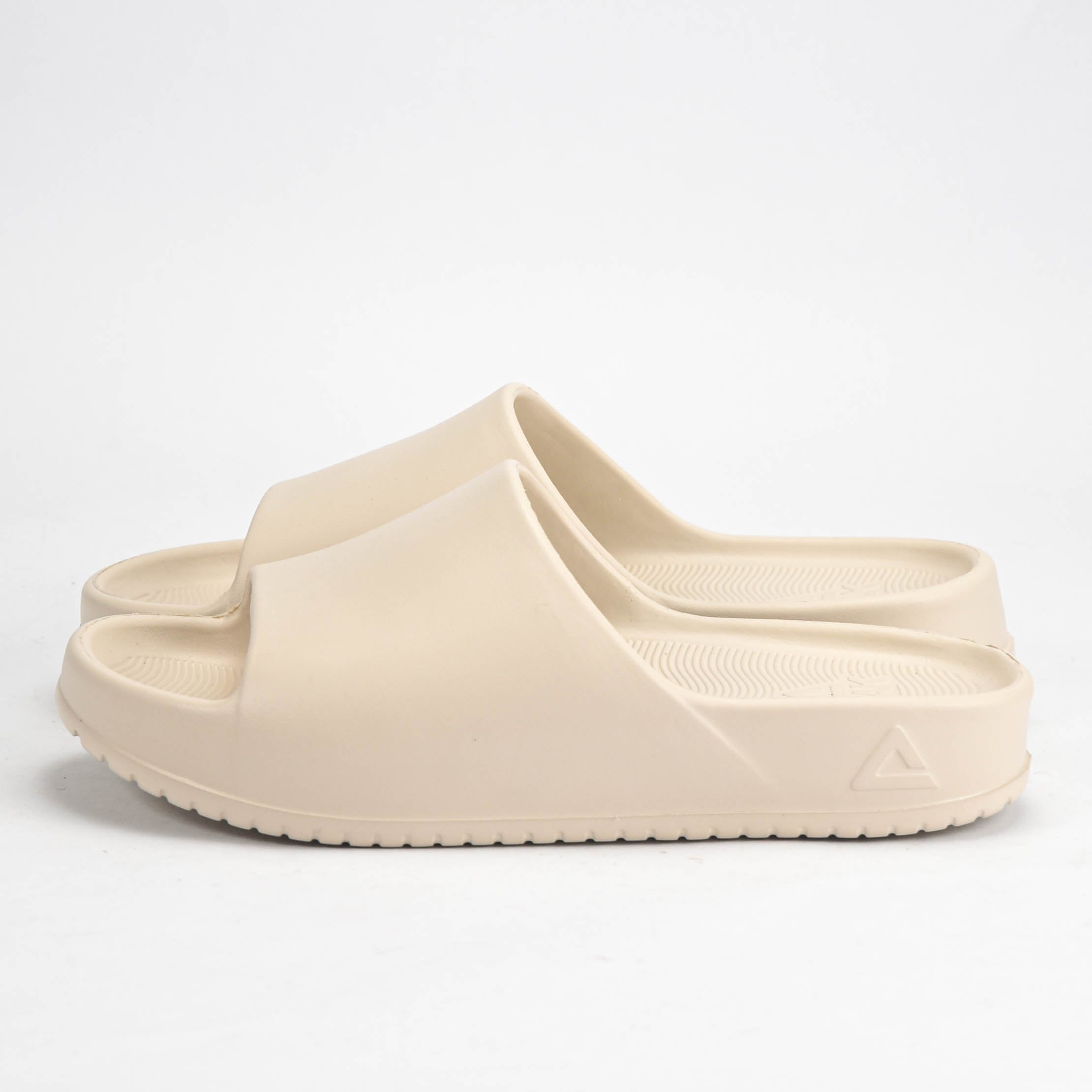 Peak Claquettes Confortables Beige Unisexe