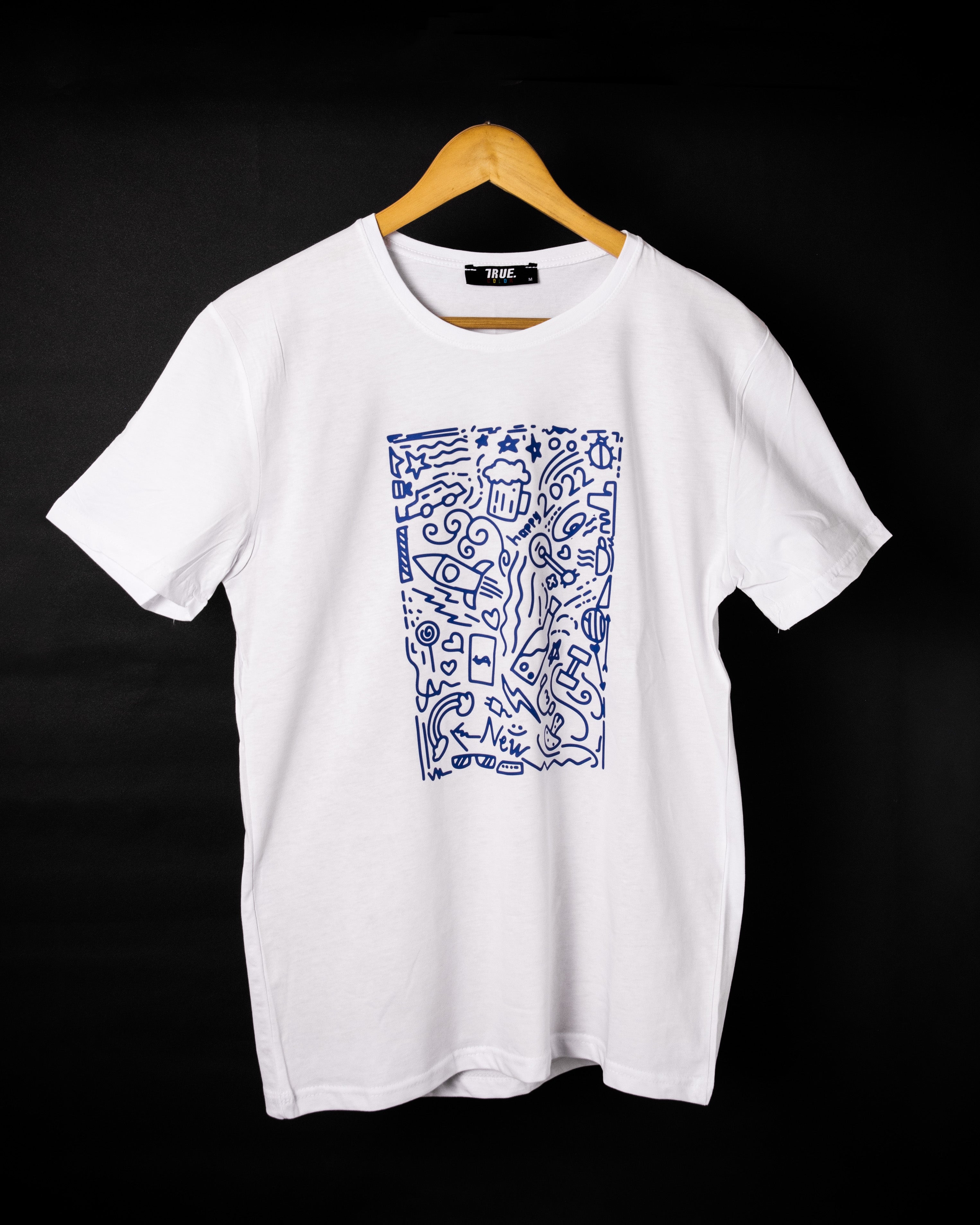 T-shirt BLANC *HAPPY 2022*