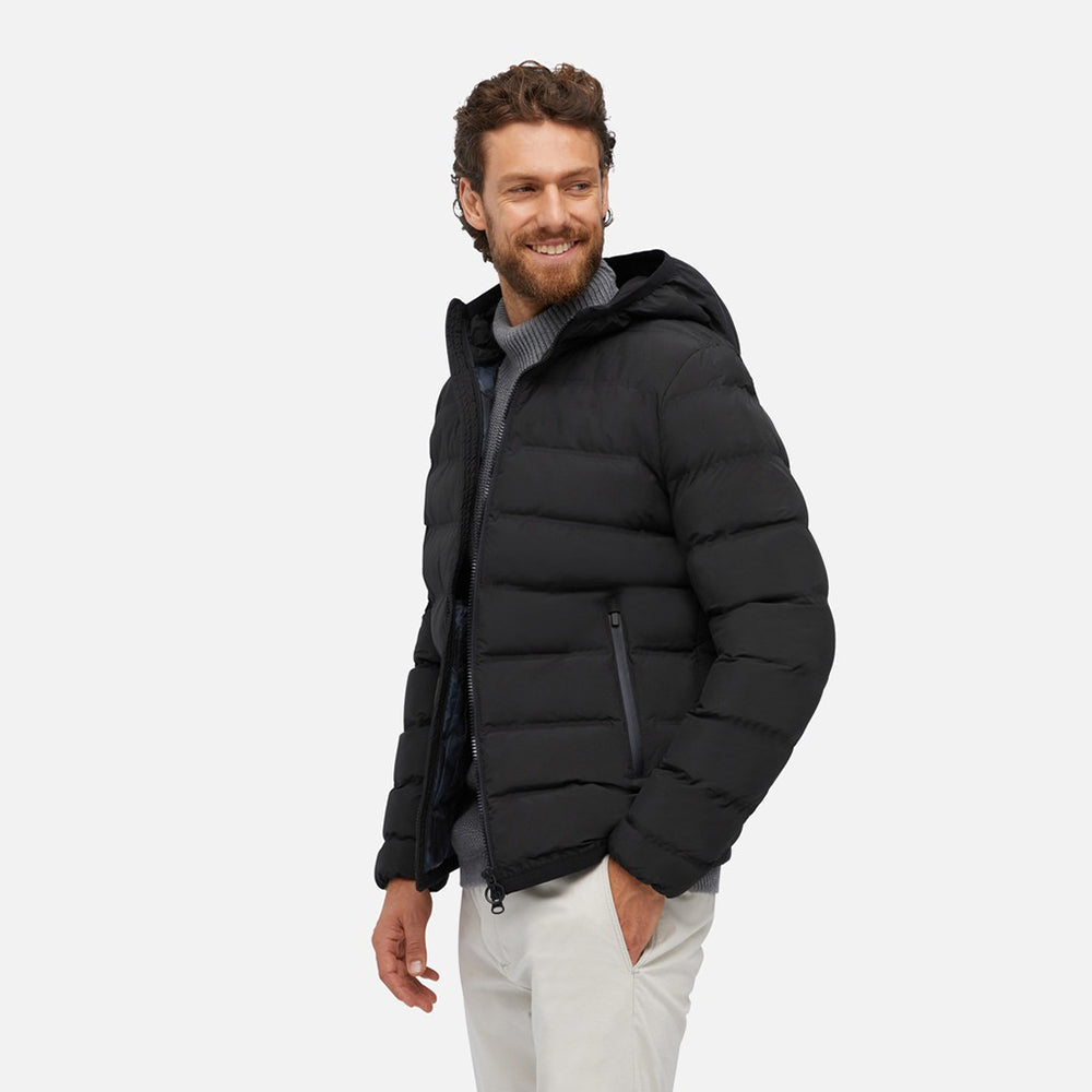 Geox Doudoune à Capuche Déperlante Homme
