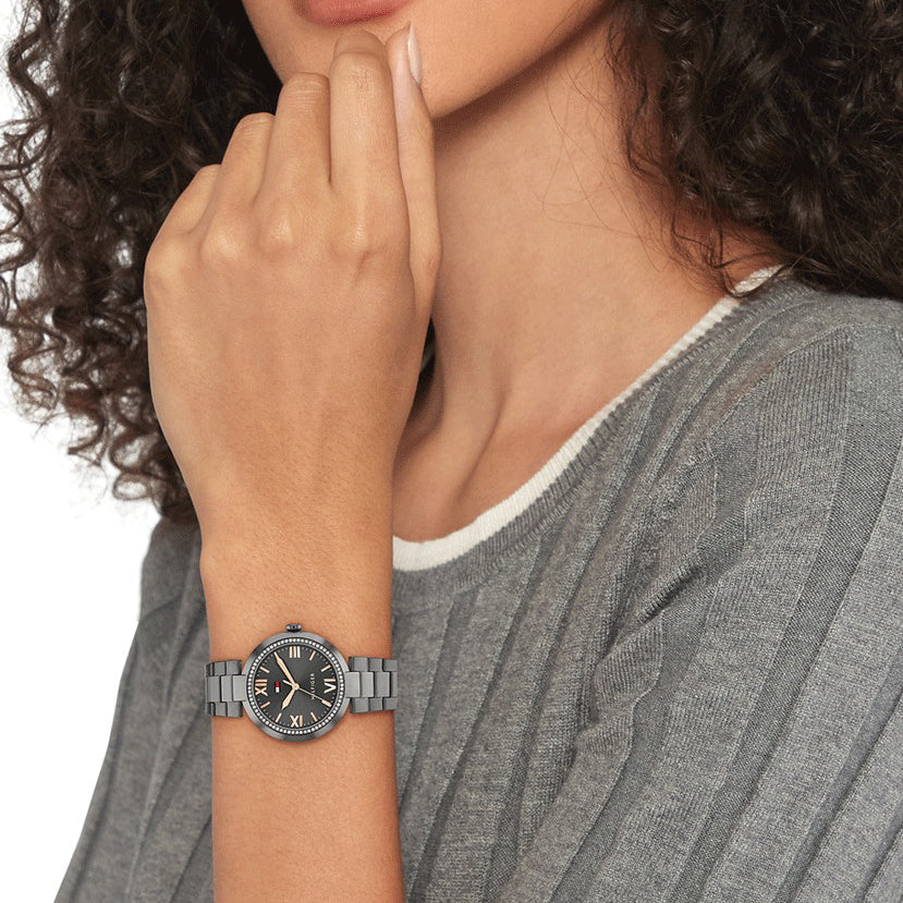 Montre Tommy Hilfiger Alice Élégante Acier Gris Femme